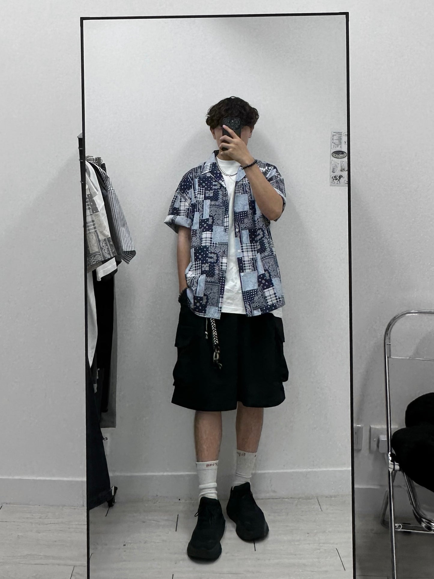 Nylon Cargo Shorts