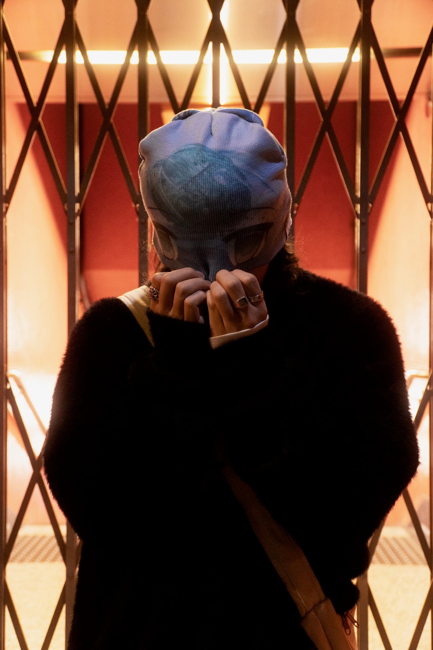 Cybersculpture Printed Beanie