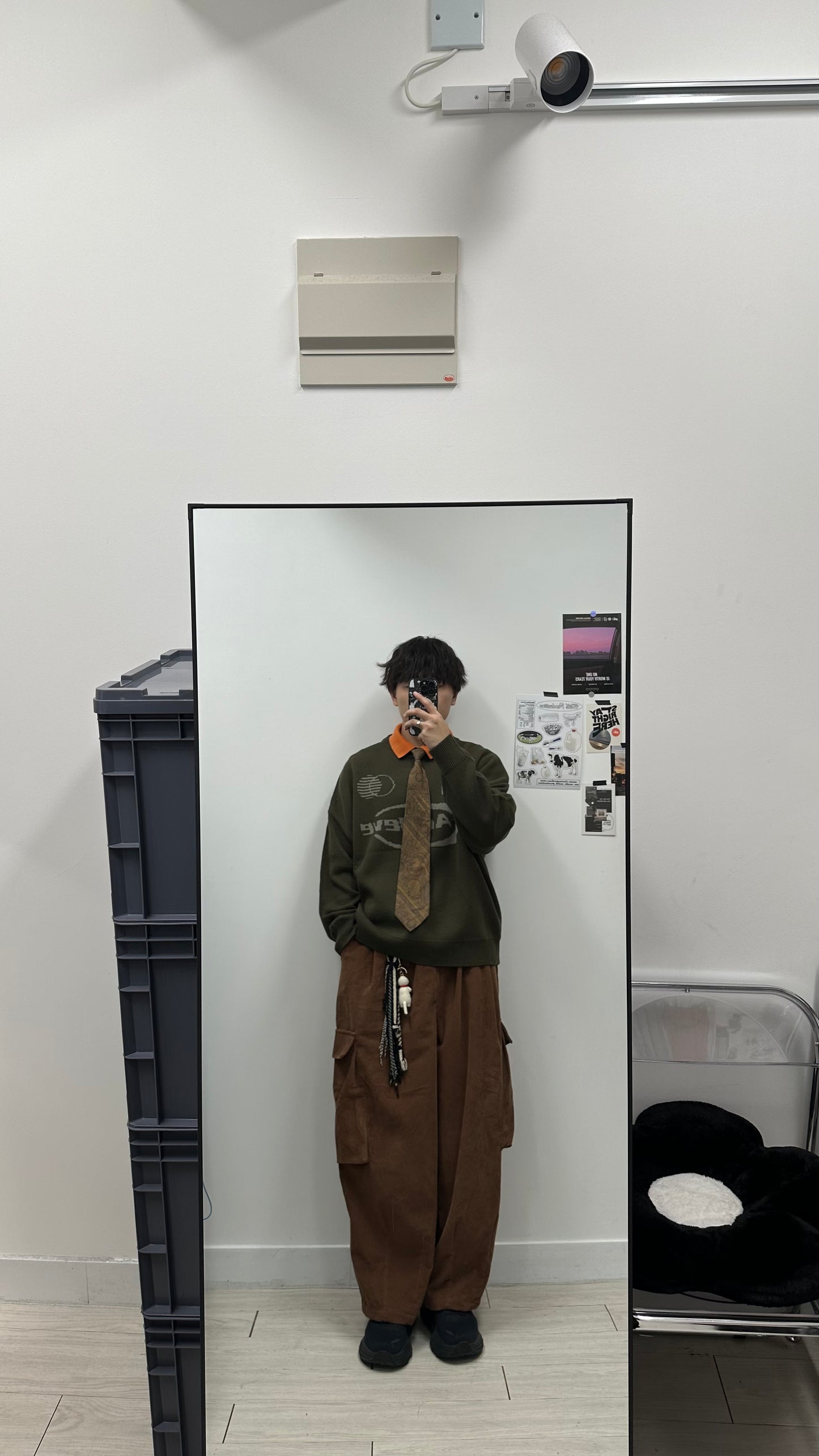 Corduroy Cargo Balloon Pants