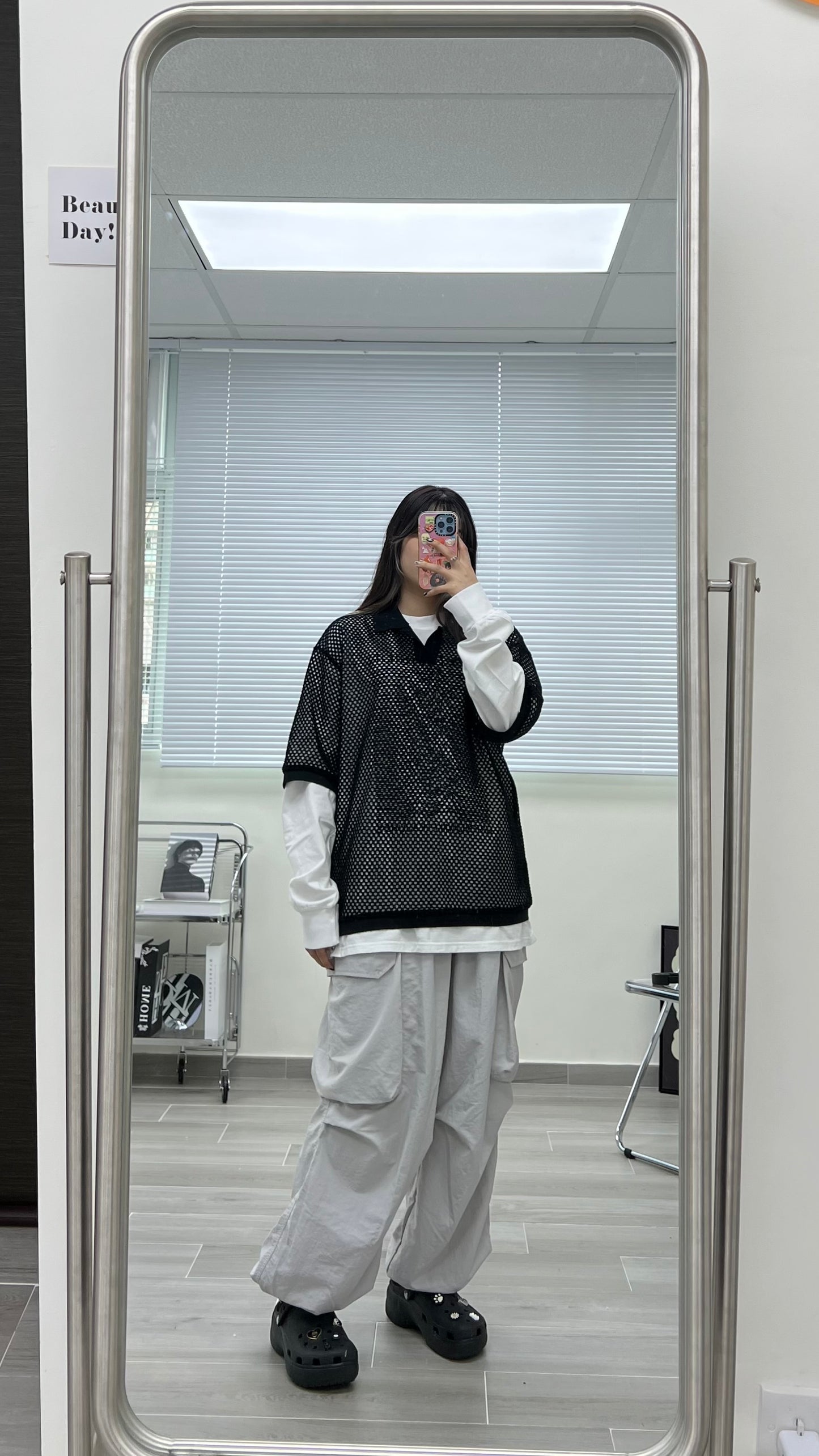 Nylon Cargo Balloon Pants