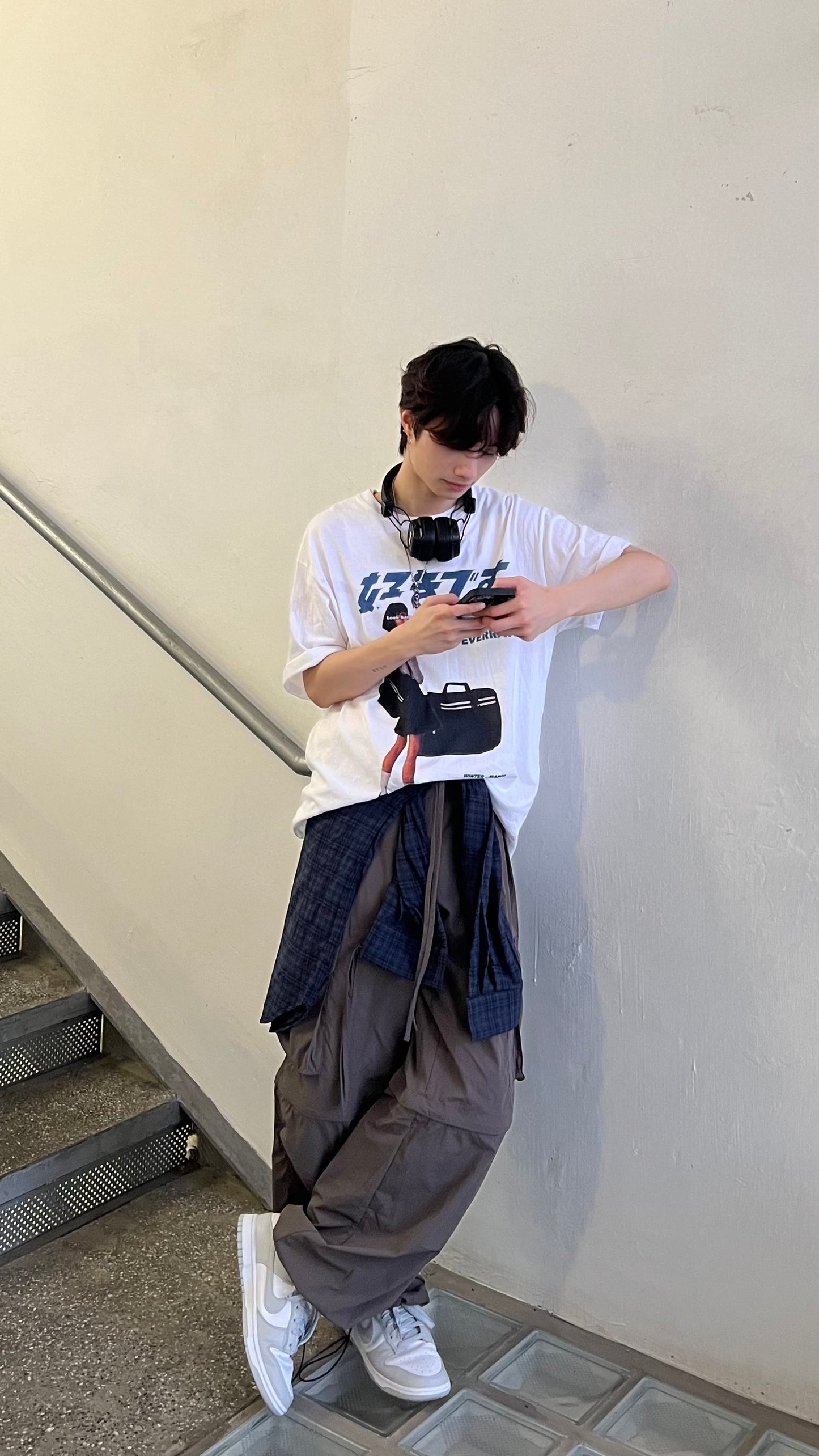 Two-ways Nylon Cargo Pants