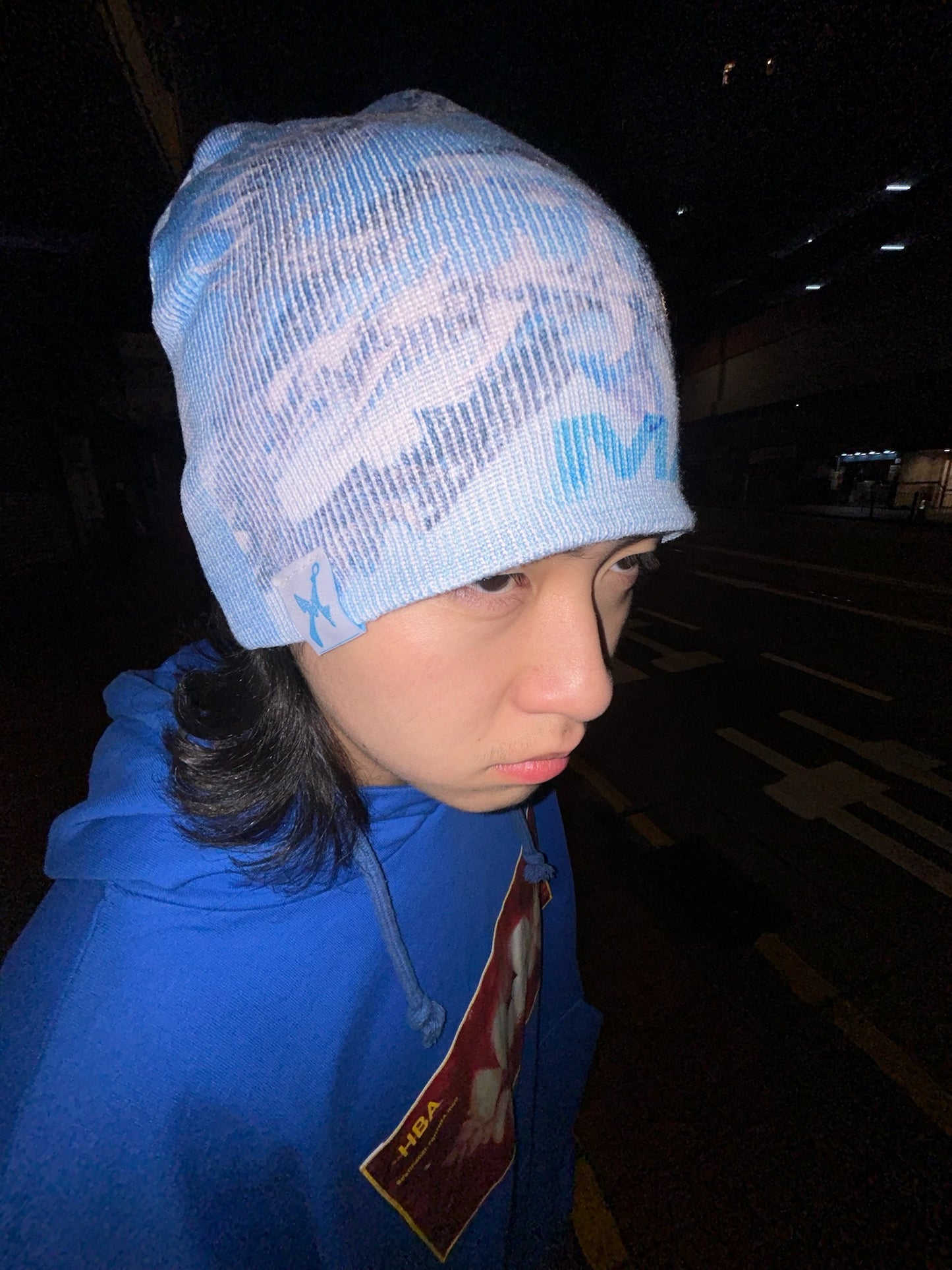 Cybersculpture Printed Beanie