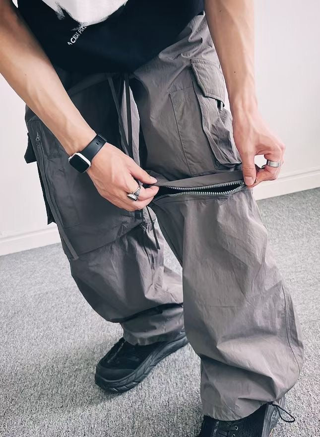 Two-ways Nylon Cargo Pants