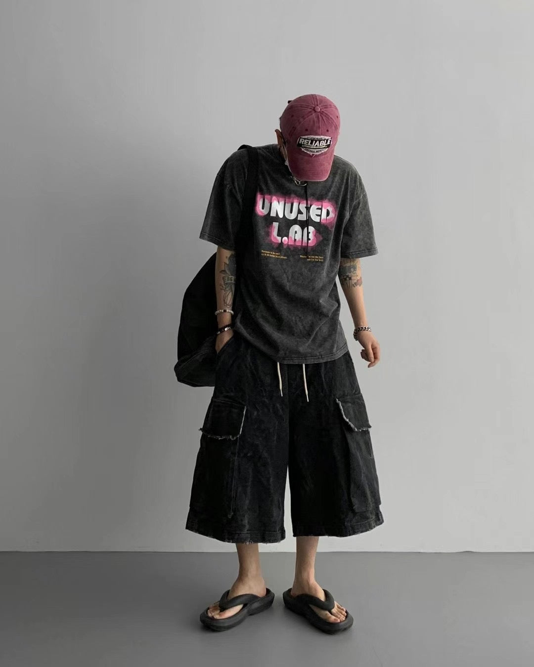 Fringe Cargo Shorts