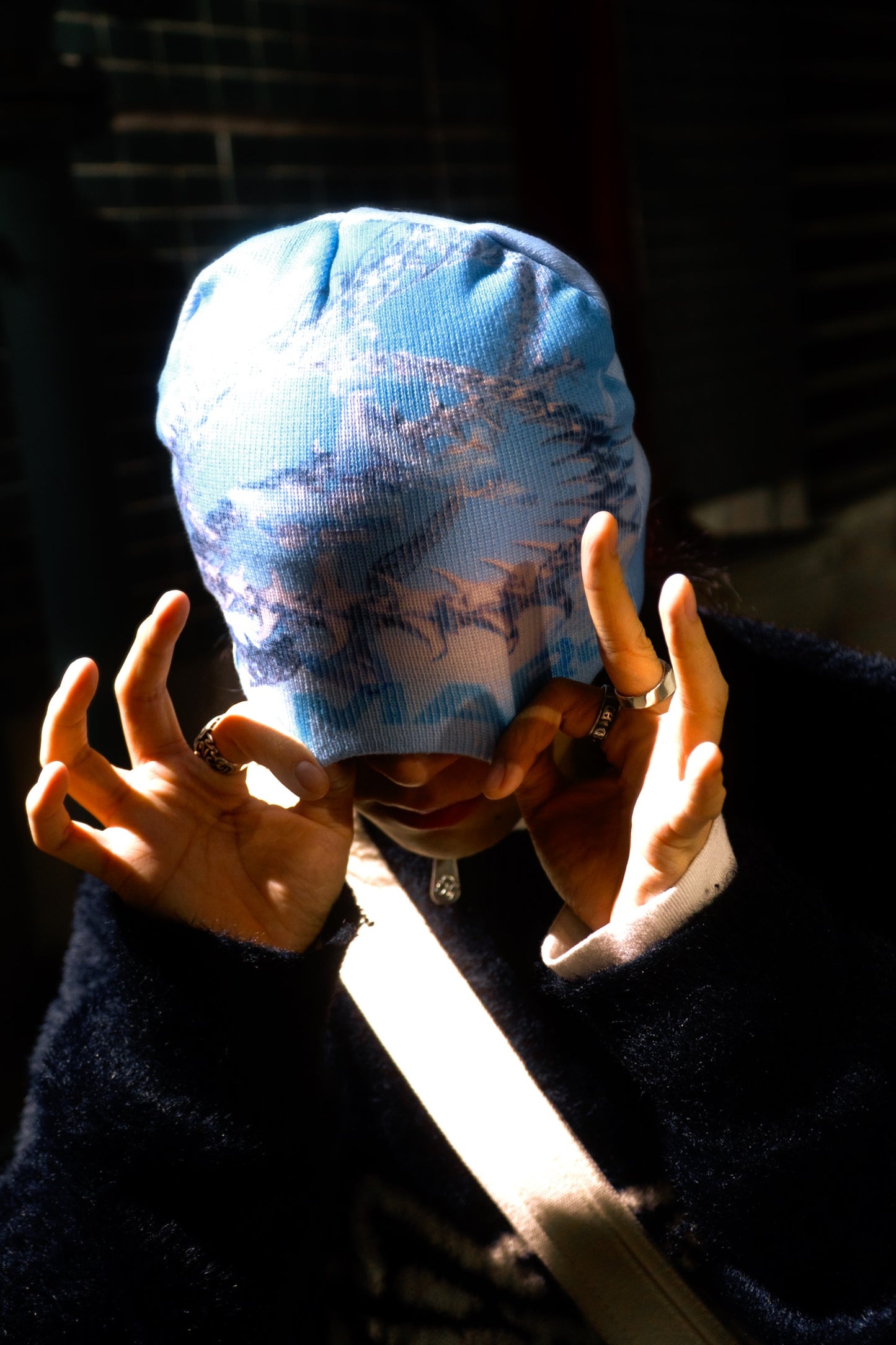 Cybersculpture Printed Beanie