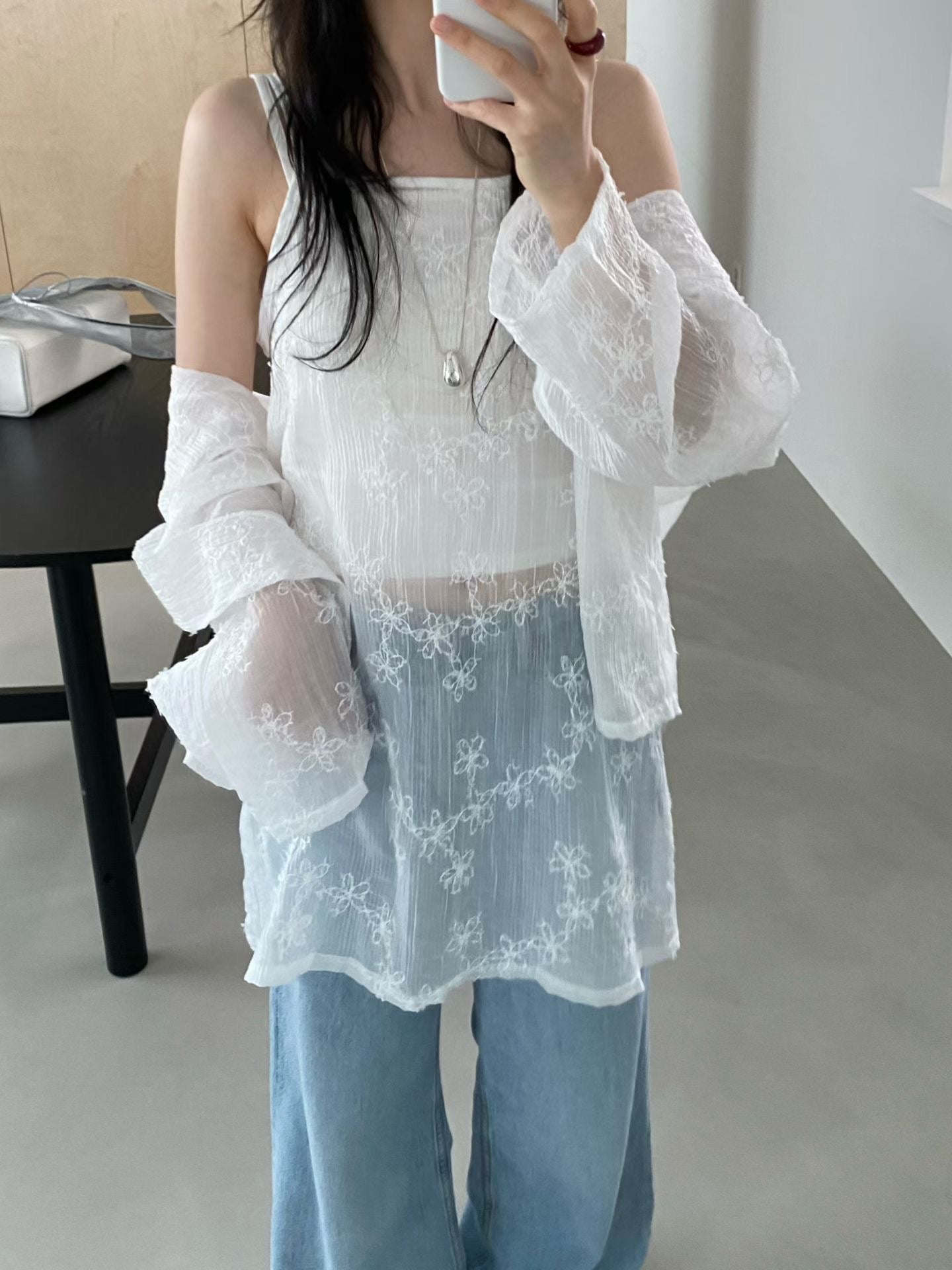 Floral See-through OPS
