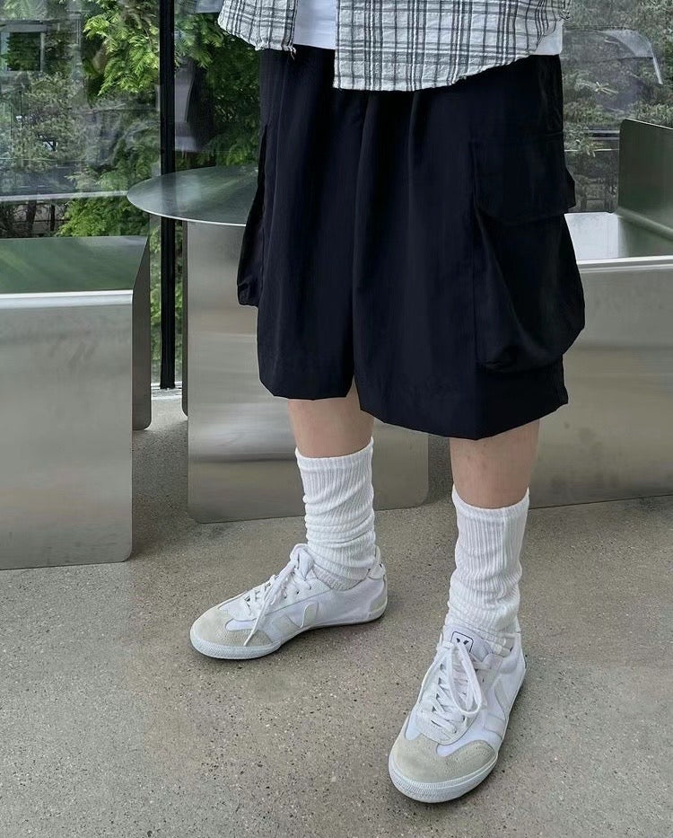 Nylon Cargo Shorts