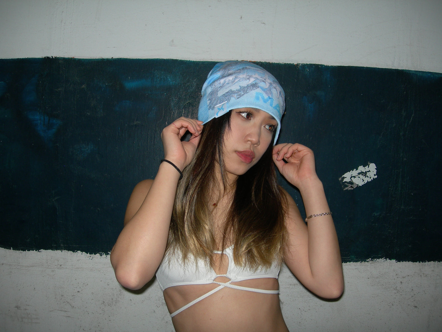 Cybersculpture Printed Beanie