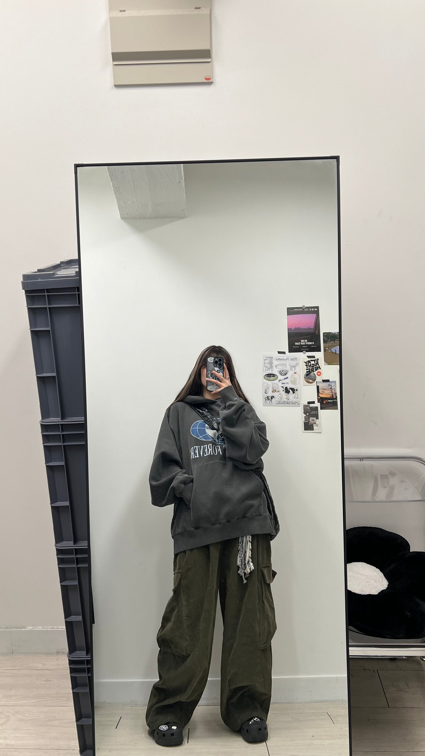 Corduroy Cargo Balloon Pants