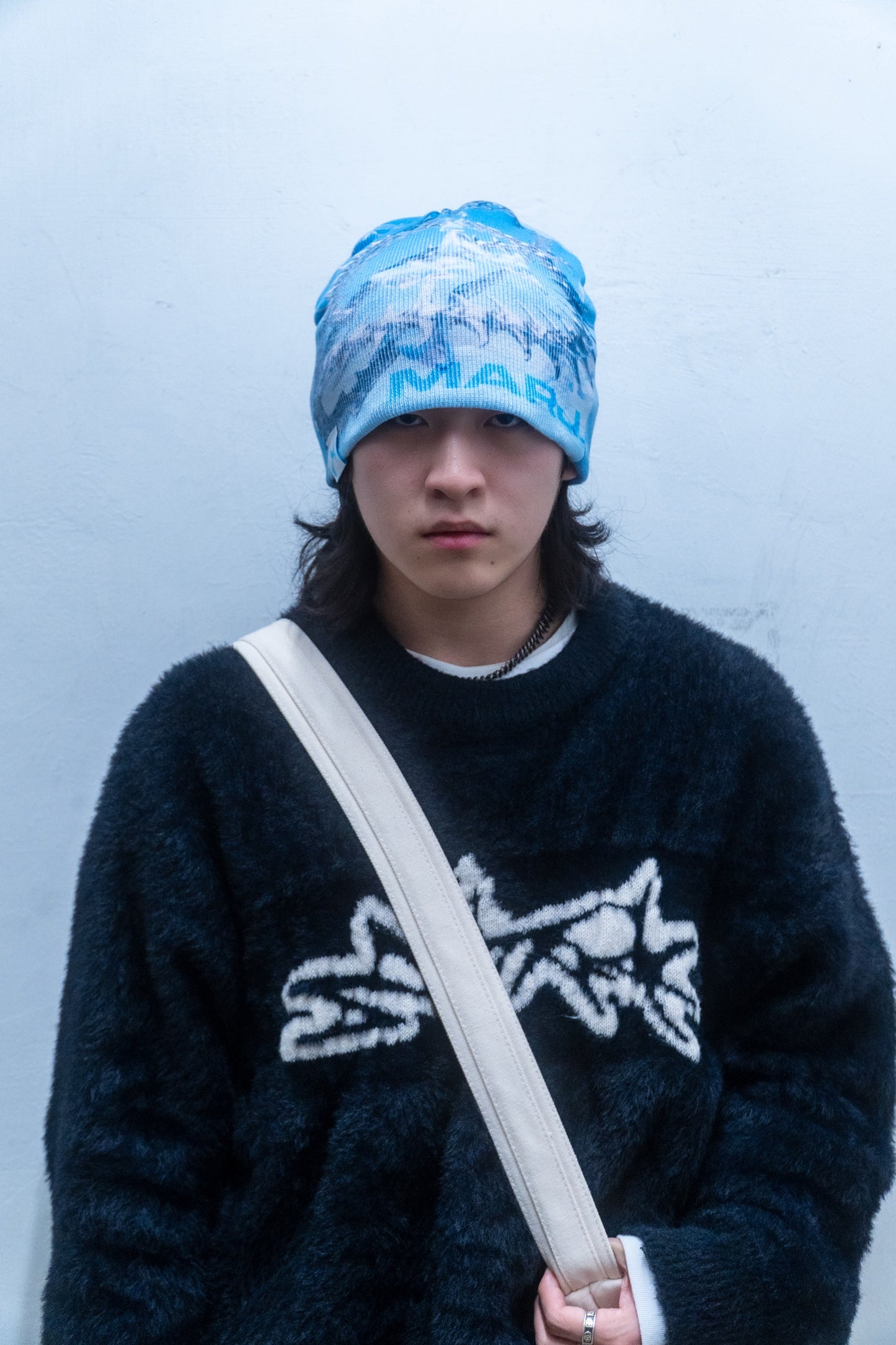 Cybersculpture Printed Beanie