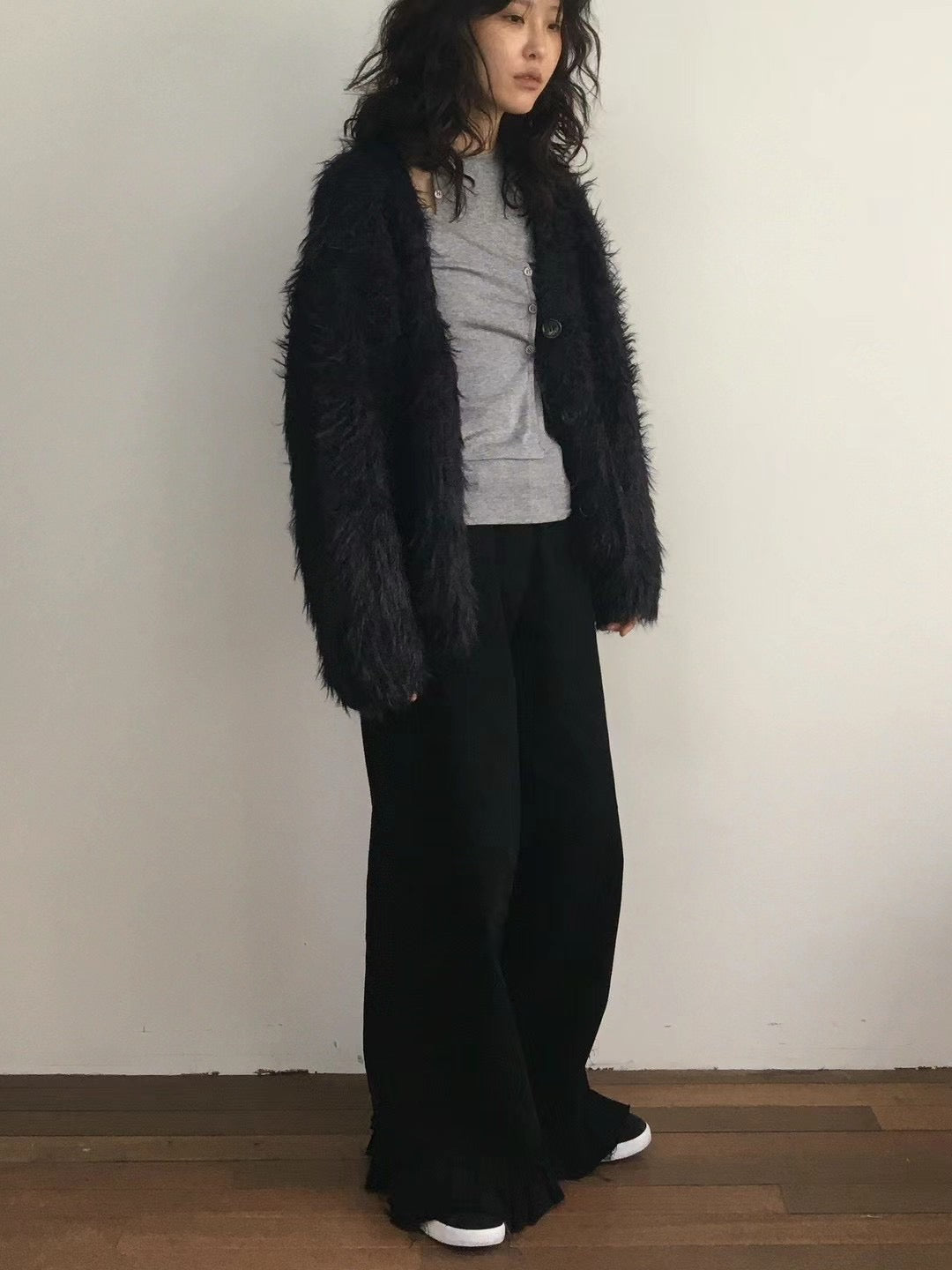 Ruffle Wide Pants
