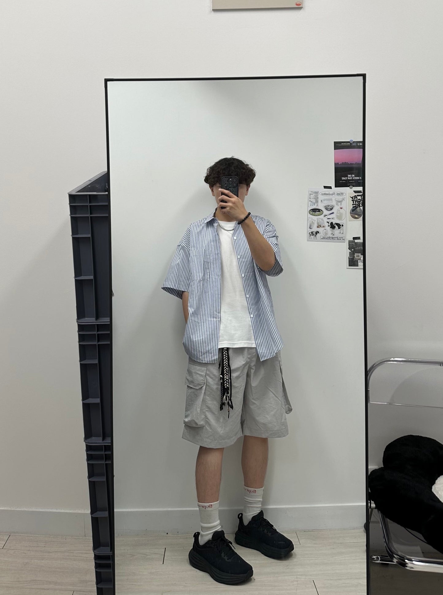 Nylon Cargo Shorts