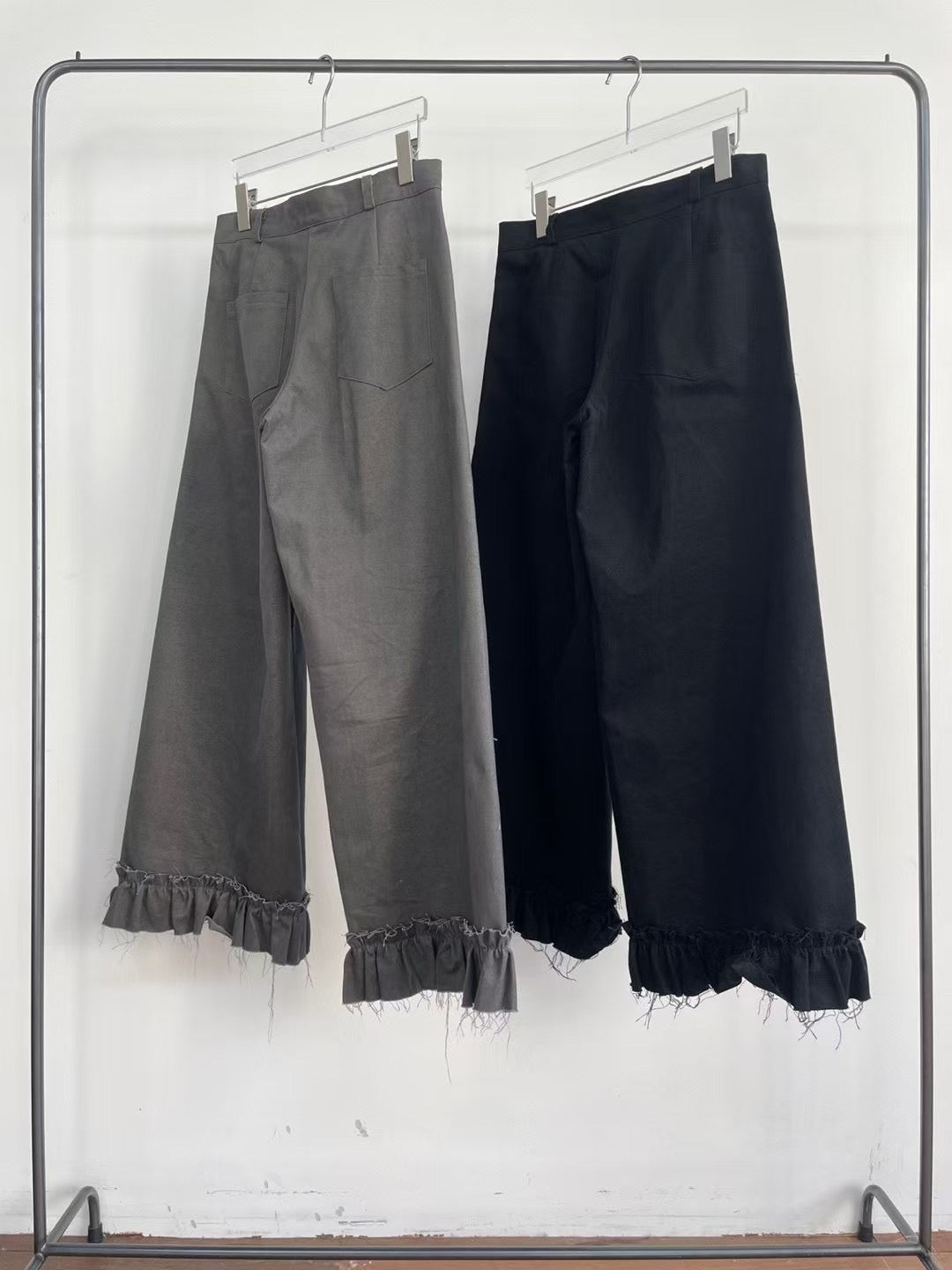 Ruffle Wide Pants