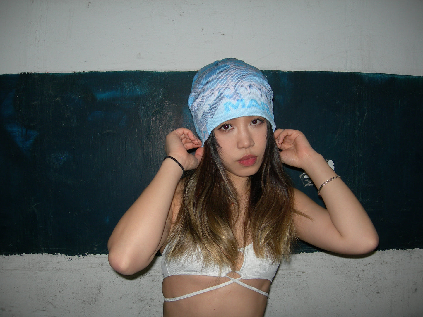 Cybersculpture Printed Beanie