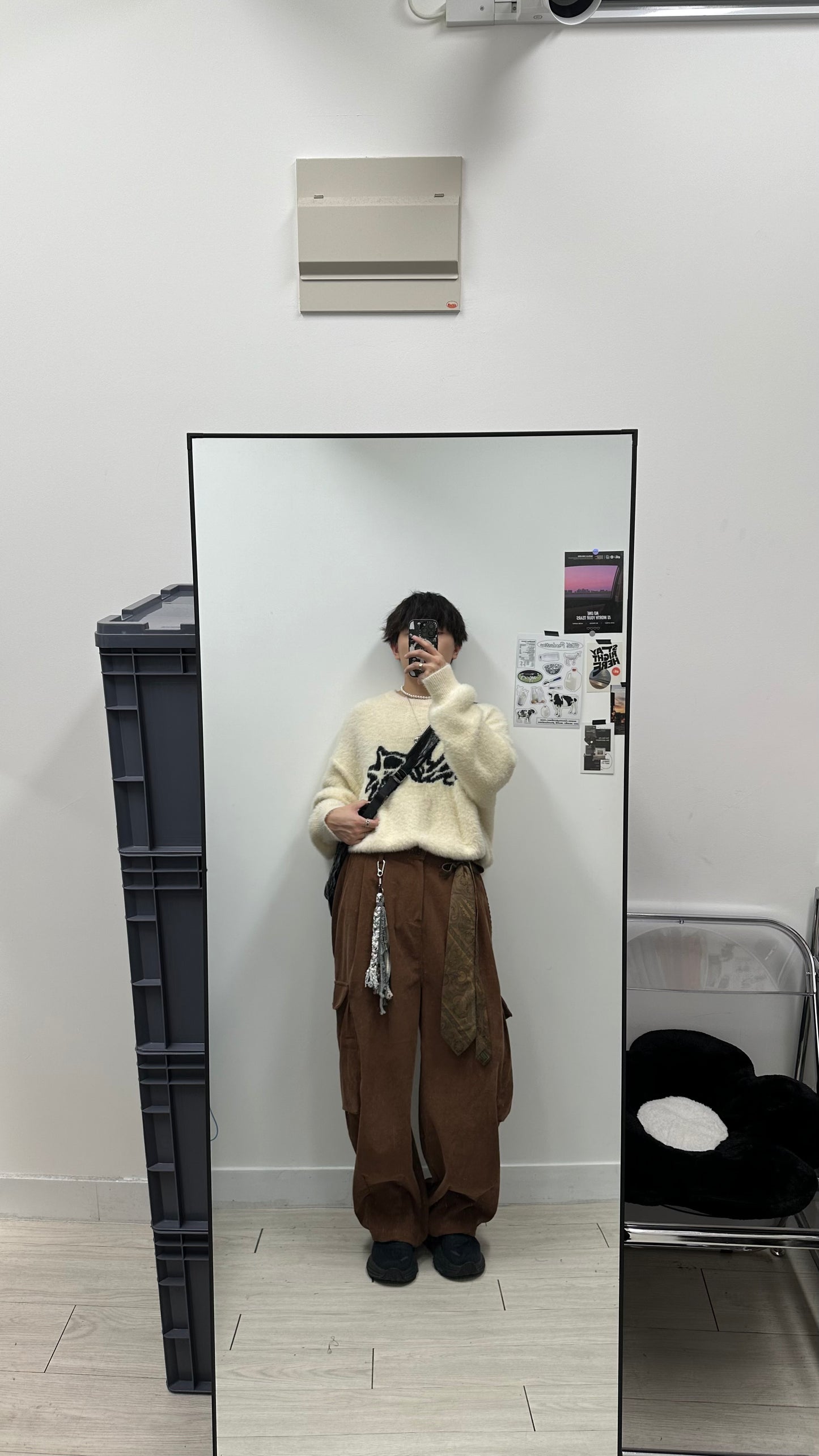Corduroy Cargo Balloon Pants