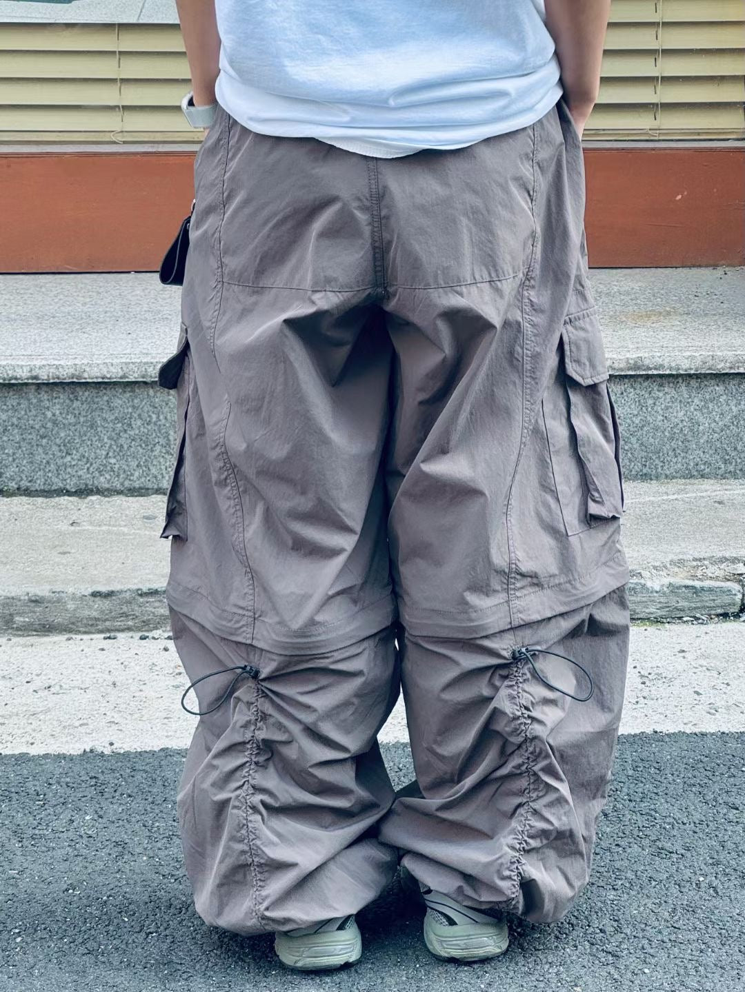 Two-ways Nylon Cargo Pants