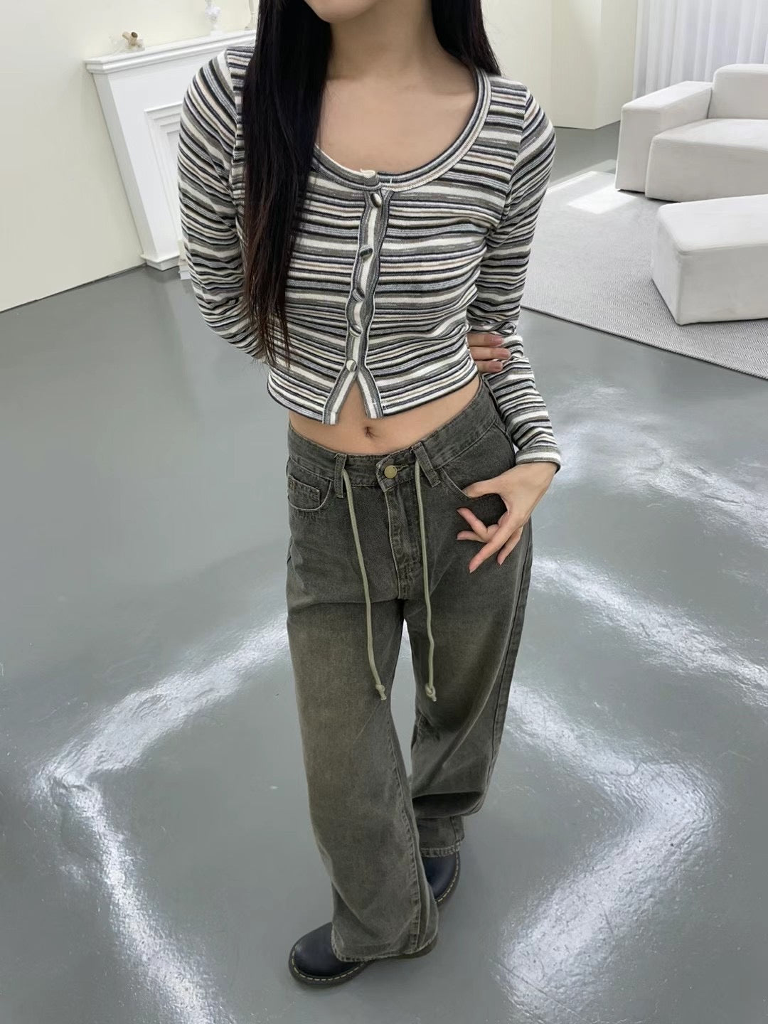 Rope Denim Jeans