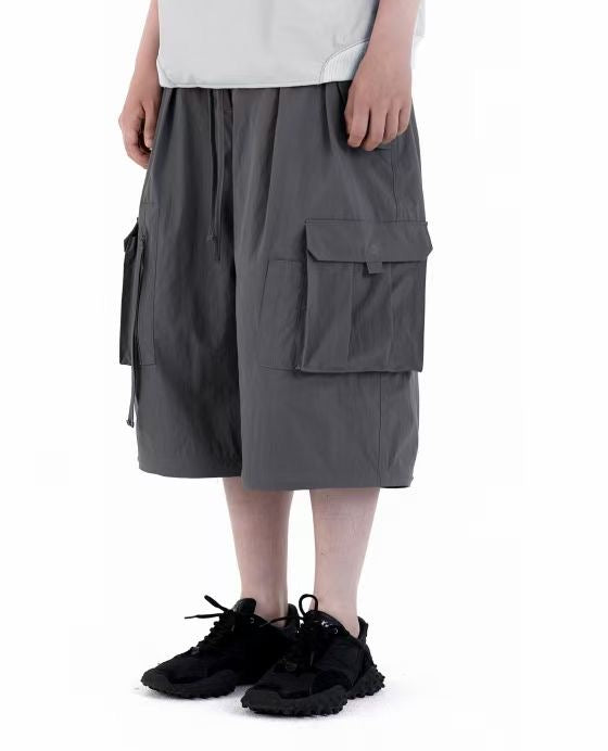 Two-ways Nylon Cargo Pants