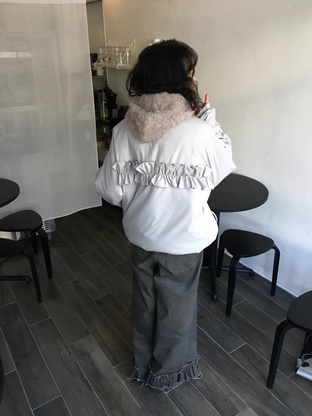 Ruffle Wide Pants