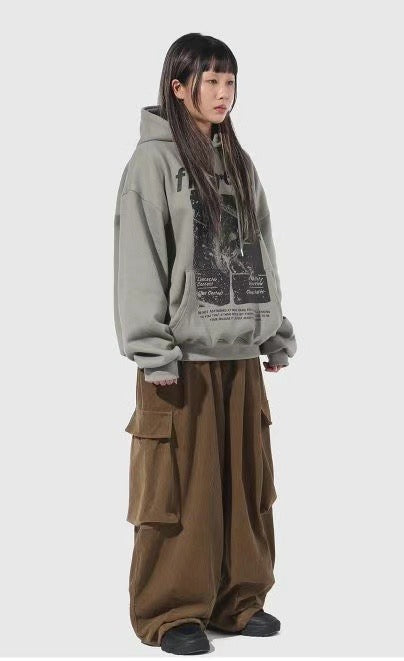 Corduroy Cargo Balloon Pants