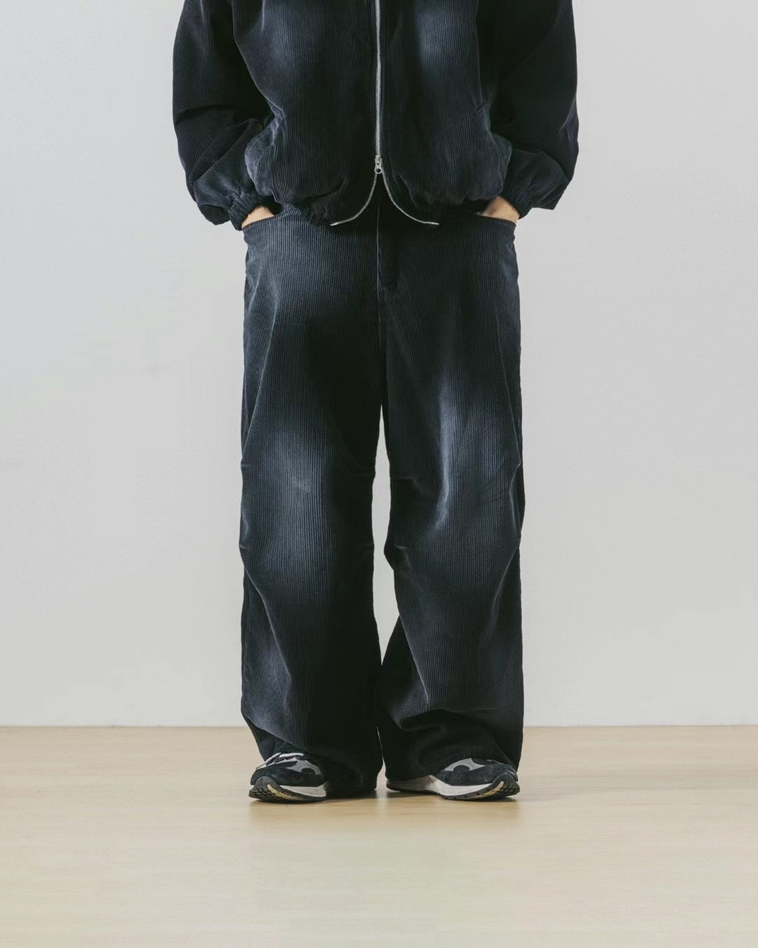 Washed Corduroy Wide Pants