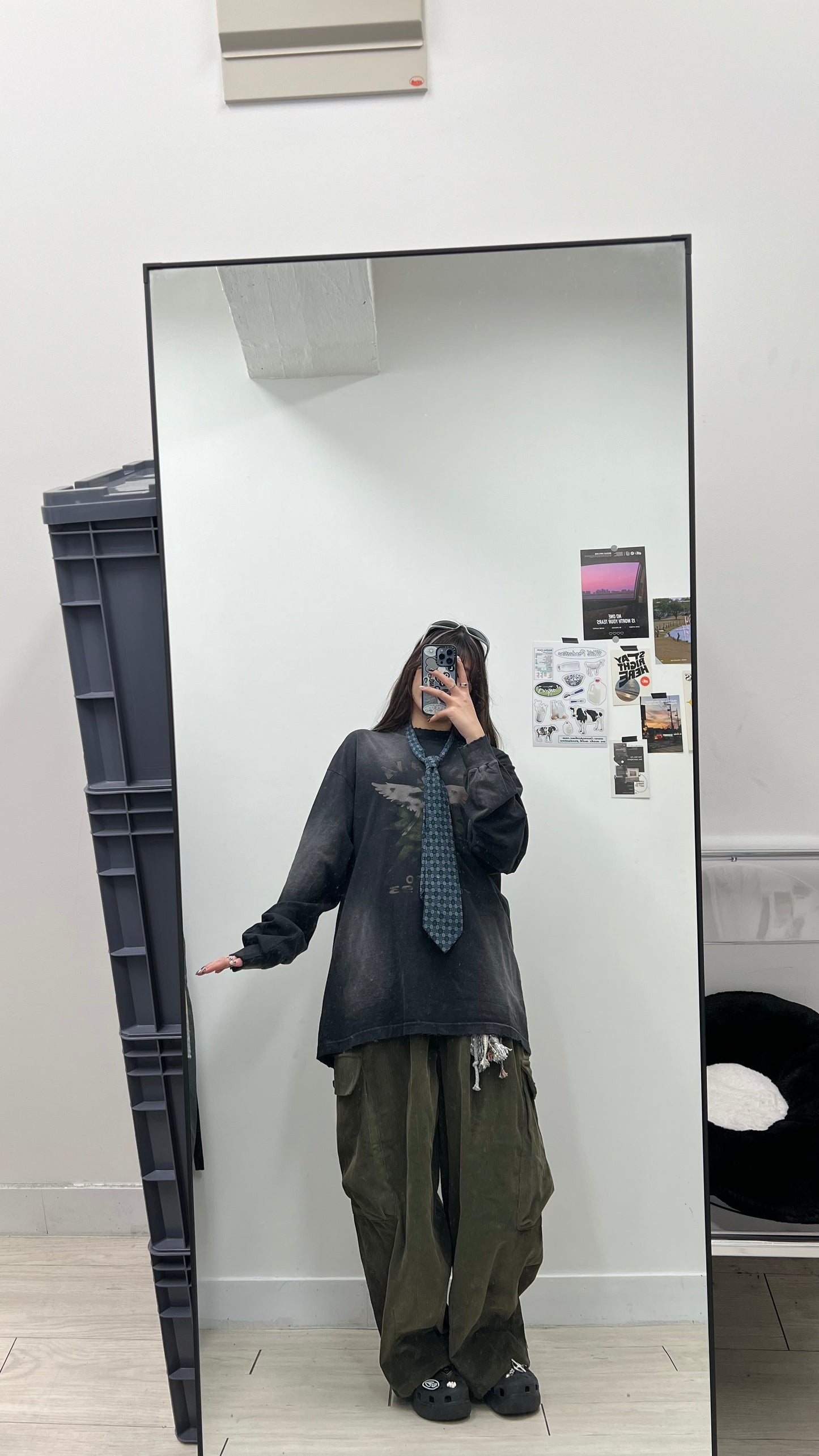 Corduroy Cargo Balloon Pants