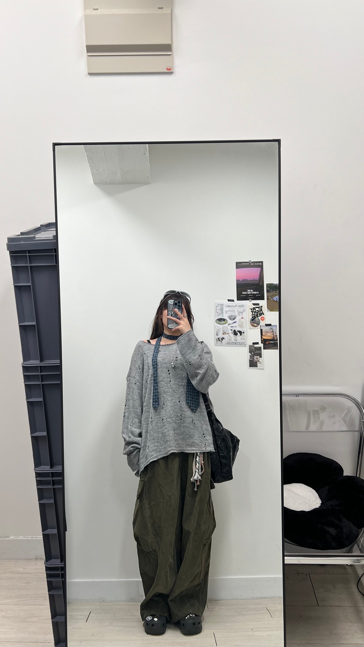 Corduroy Cargo Balloon Pants