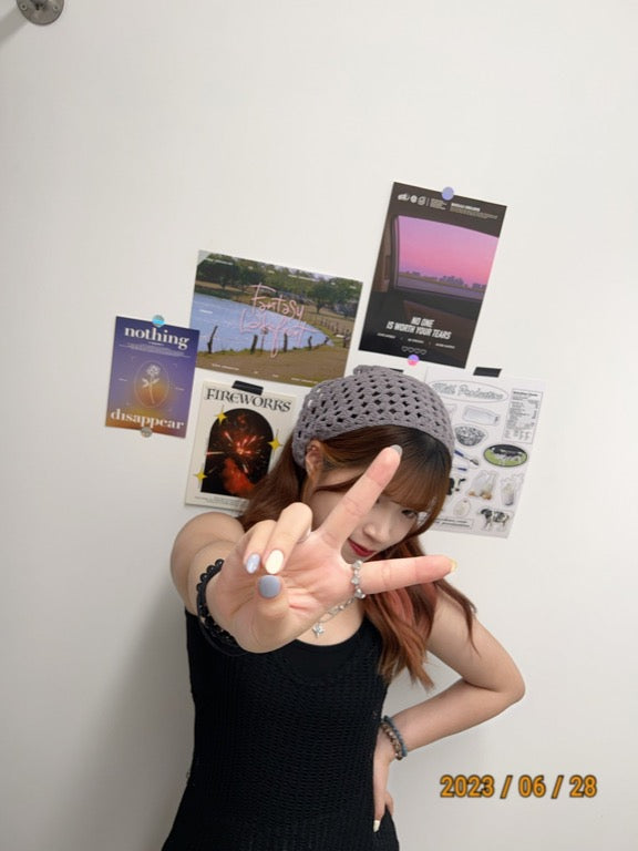 Knit Hair Scarf
