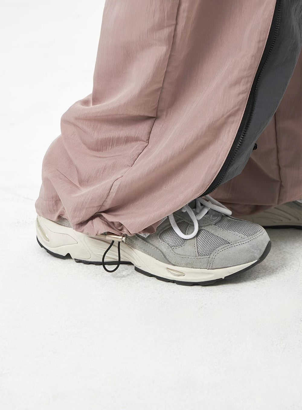 Stitching Style Nylon Pants