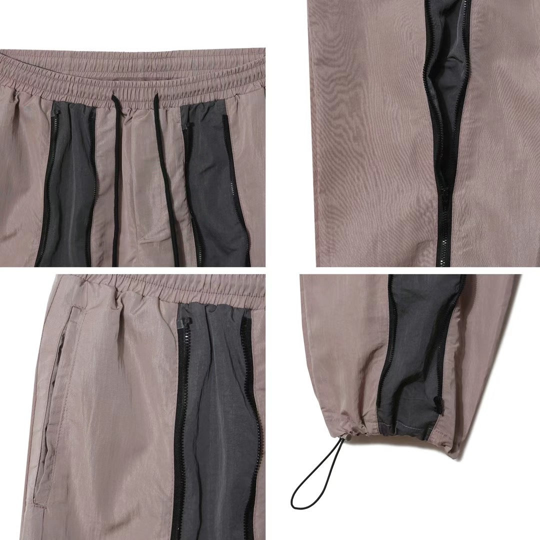 Stitching Style Nylon Pants