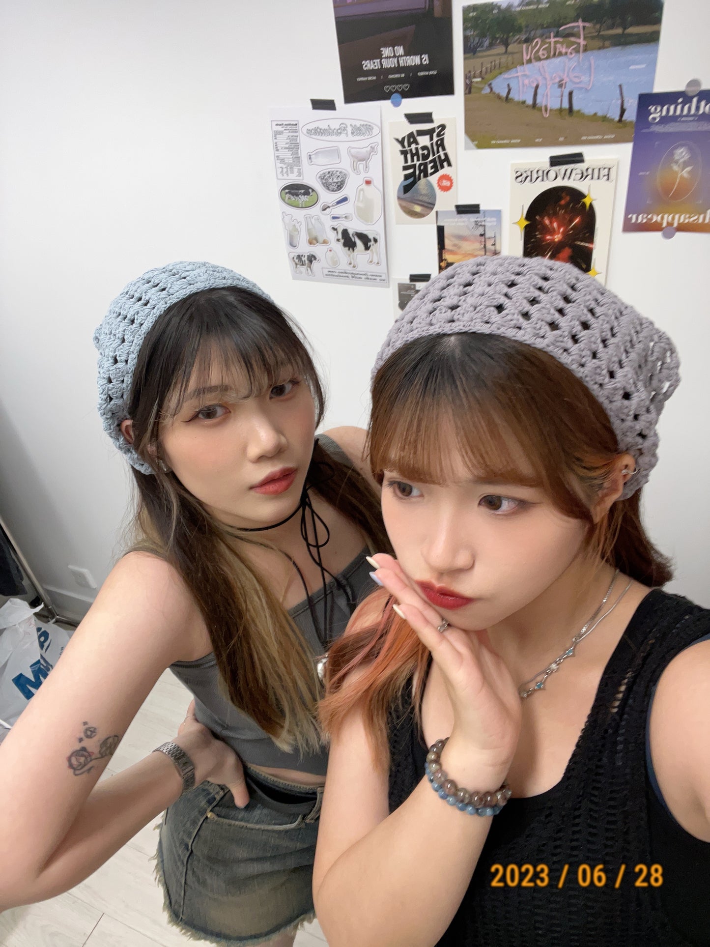 Knit Hair Scarf