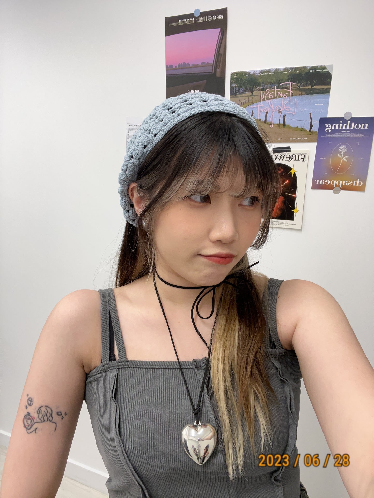 Knit Hair Scarf