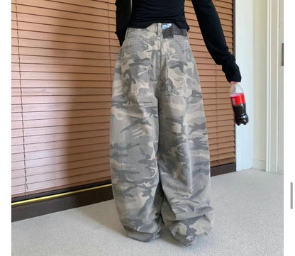 Camouflage Wide Pants (預訂）