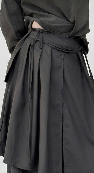 Charcoal Layer Suit Pants