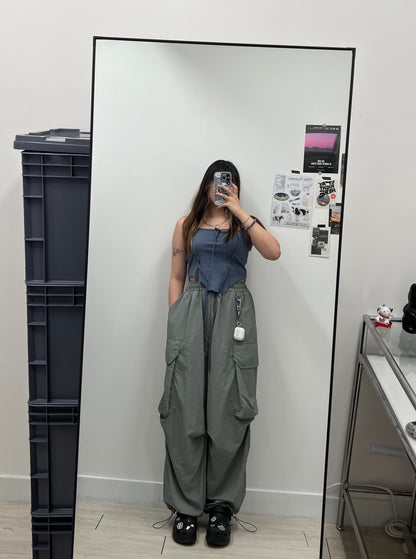Nylon Cargo Balloon Pants 2.0