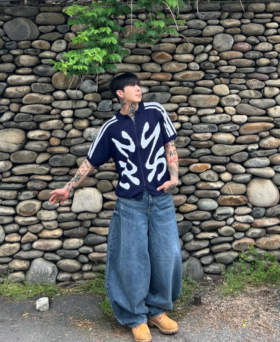 Flying Track Zip-up Knitwear