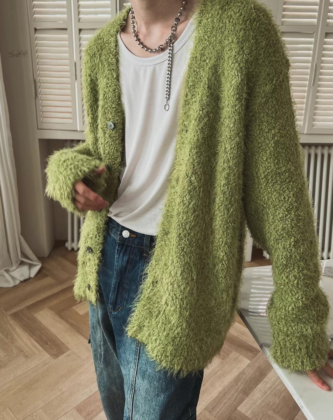 Fluffy Wool Cardigan (預訂）