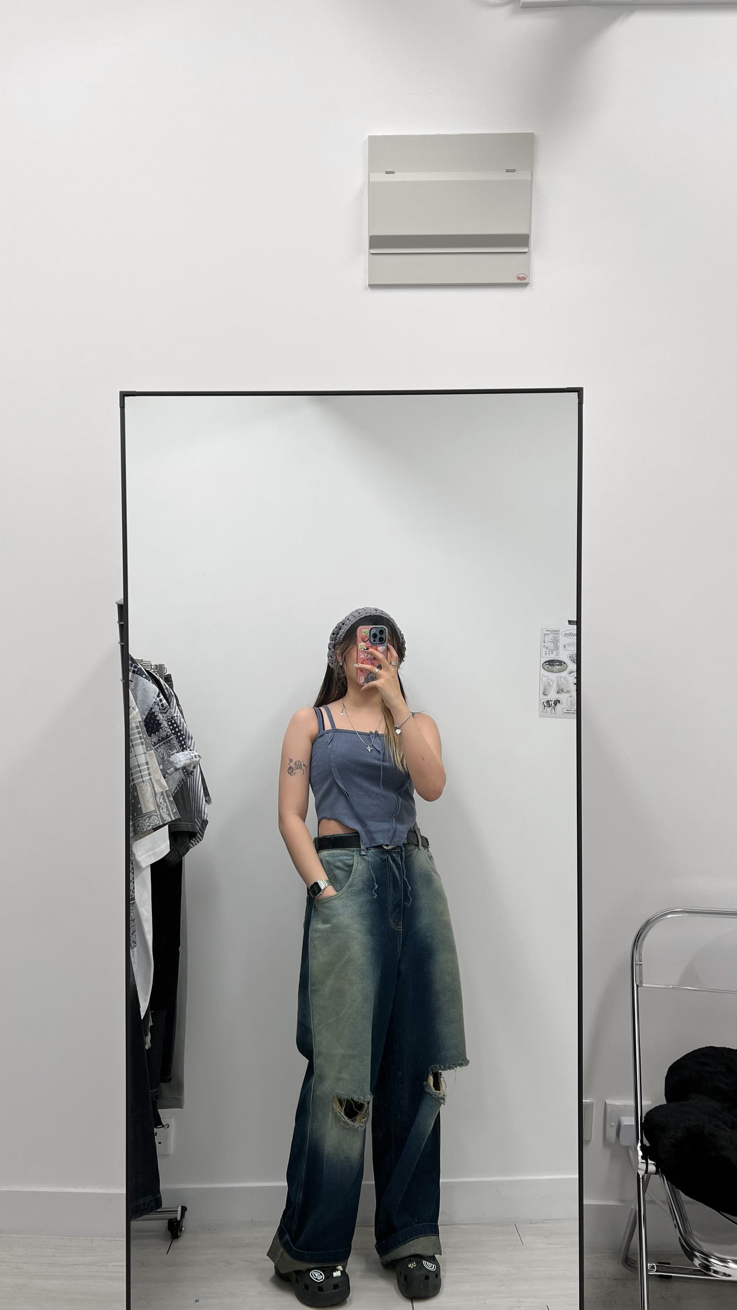 Damage Double Strap Top