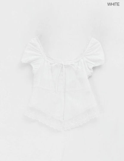 Two-ways Lace Blouse