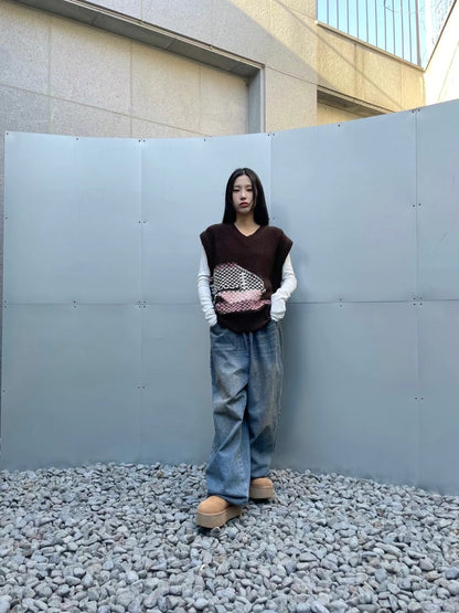 Wood Bridge Knit Vest