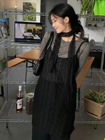 Lace OPS & Scarf Set