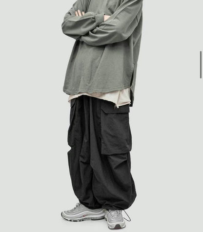 Nylon Cargo Balloon Pants 2.0