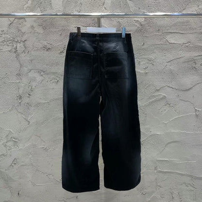 Washed Corduroy Wide Pants