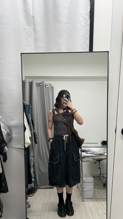 See-through Veiled Flower Top