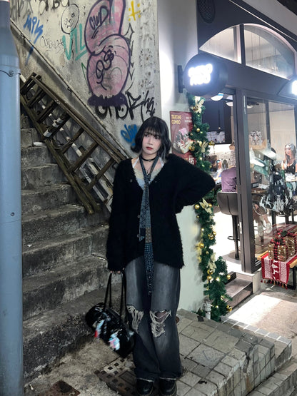 Fluffy Wool Cardigan (預訂）