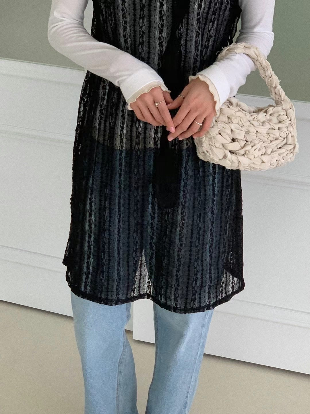 Lace OPS & Scarf Set