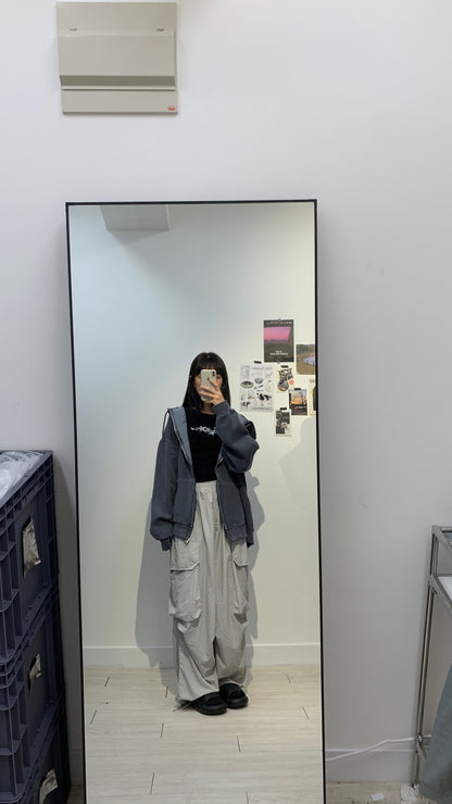 Vintage Dying Zip-Up Hoodie