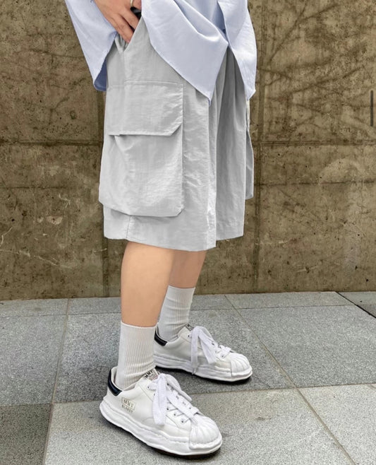 Nylon Cargo Shorts