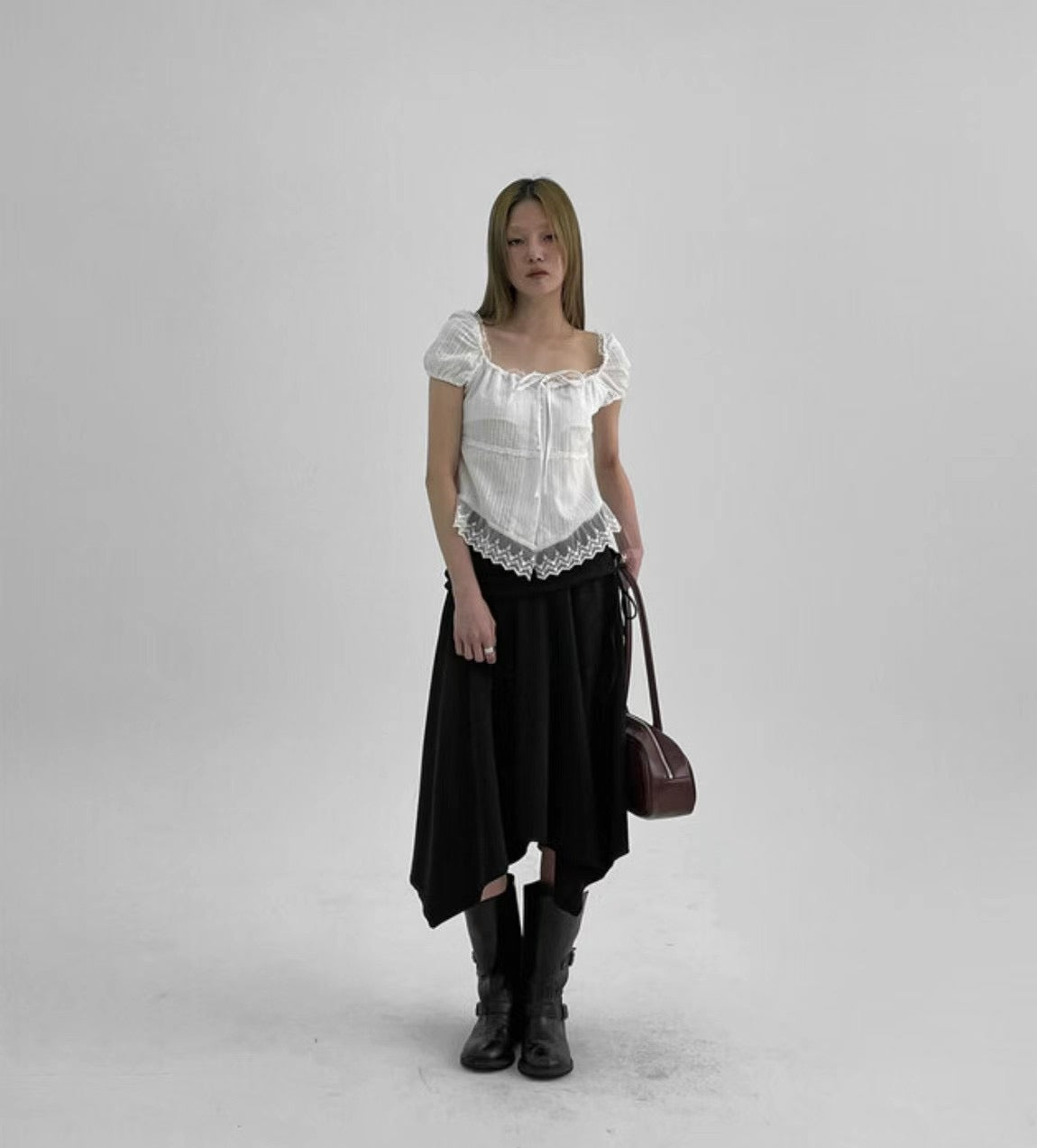 Two-ways Lace Blouse