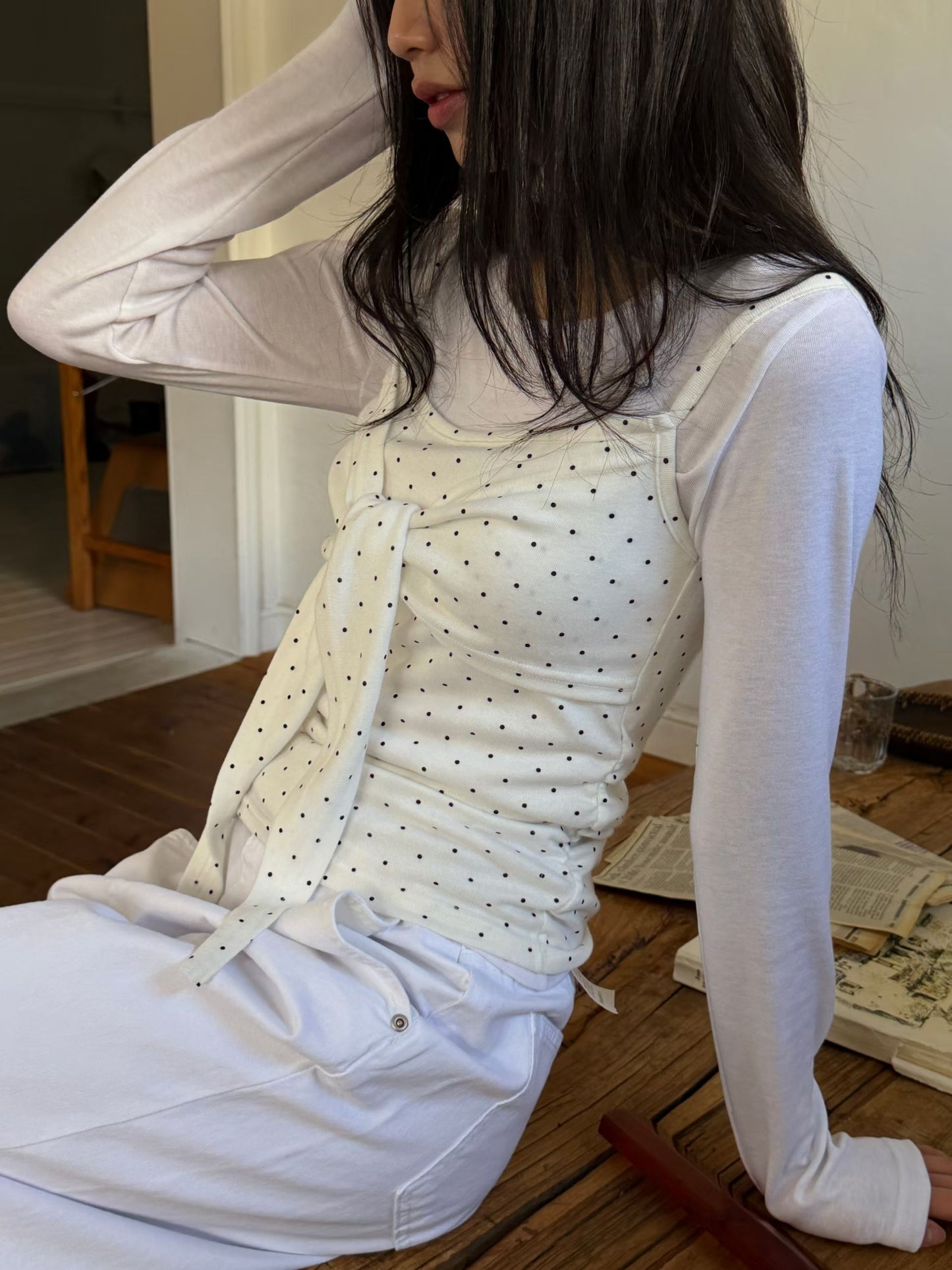 Dots Ribbon Top (預訂)